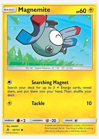 Magnemite — catalogusbeeld