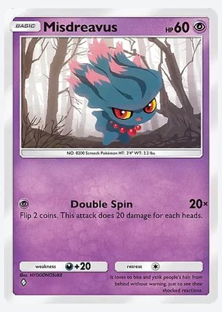 Misdreavus — catalogusbeeld