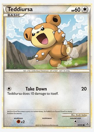Teddiursa — catalogusbeeld