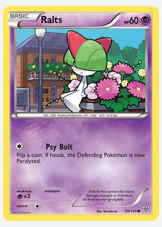 Ralts — catalogusbeeld