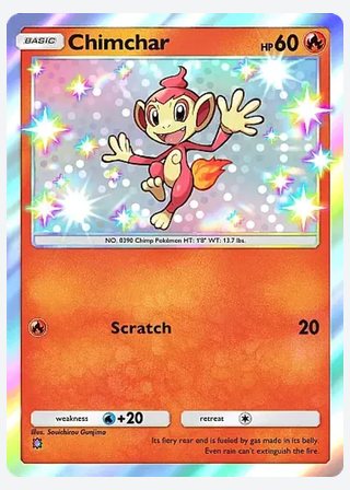 Chimchar — catalogusbeeld