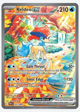 Keldeo ex — catalogusbeeld