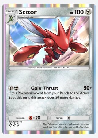 Scizor — catalogusbeeld