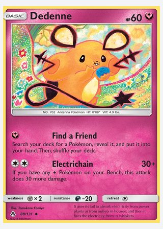 Dedenne — catalogusbeeld