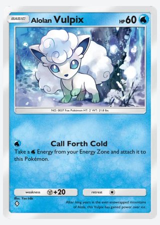 Alolan Vulpix — catalogusbeeld