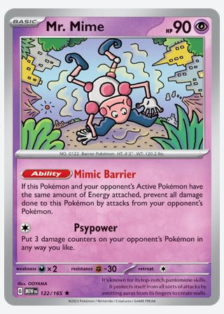 Mr. Mime — catalogusbeeld