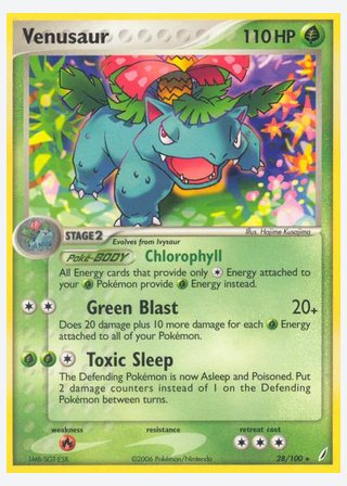 Venusaur — catalogusbeeld