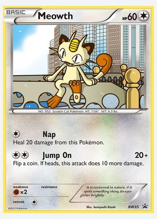 Meowth — catalogusbeeld