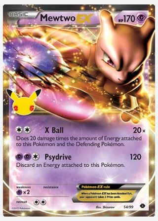 Mewtwo EX — catalogusbeeld