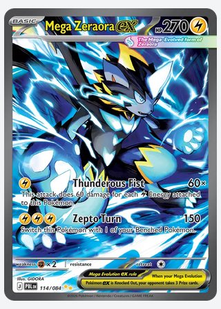 Mega Zeraora ex — catalogusbeeld