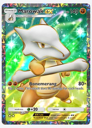 Marowak ex — catalogusbeeld