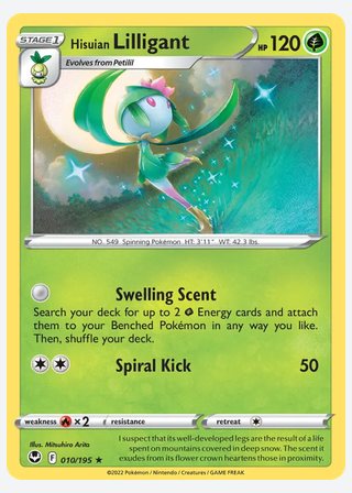 Hisuian Lilligant — catalogusbeeld