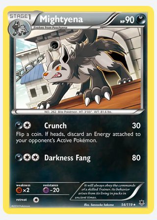 Mightyena — catalogusbeeld