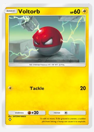 Voltorb — catalogusbeeld