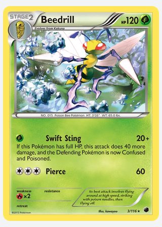 Beedrill — catalogusbeeld