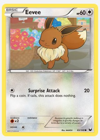 Eevee — catalogusbeeld