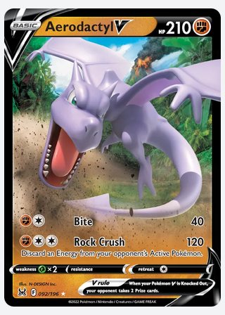 Aerodactyl V — catalogusbeeld