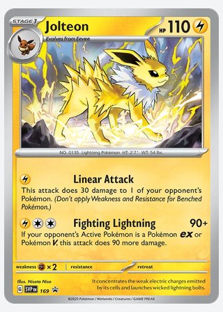 Jolteon — catalogusbeeld