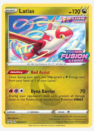 Latias — catalogusbeeld
