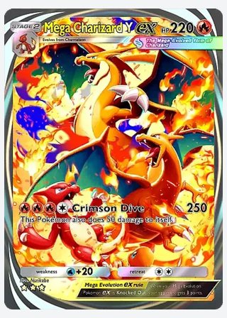 Mega Charizard Y ex — catalogusbeeld