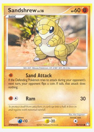Sandshrew — catalogusbeeld