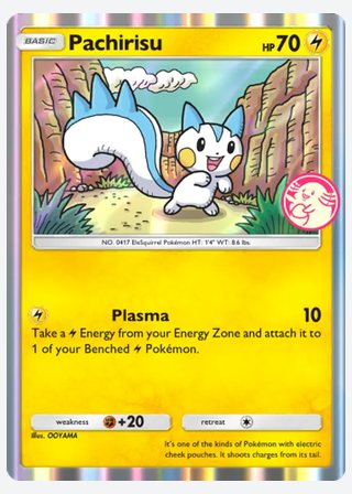 Pachirisu — catalogusbeeld