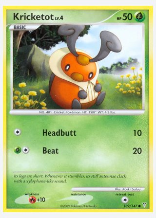 Kricketot — catalogusbeeld