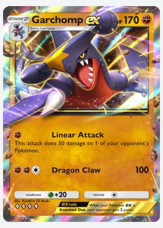 Garchomp ex — catalogusbeeld