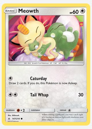 Meowth — catalogusbeeld