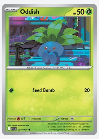 Oddish — catalogusbeeld