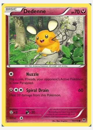 Dedenne — catalogusbeeld
