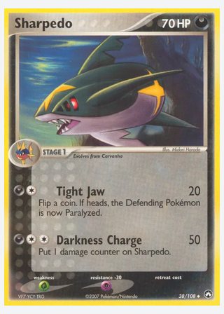 Sharpedo — catalogusbeeld