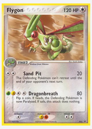 Flygon — catalogusbeeld