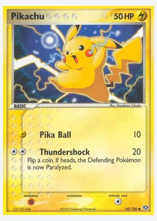Pikachu — catalogusbeeld