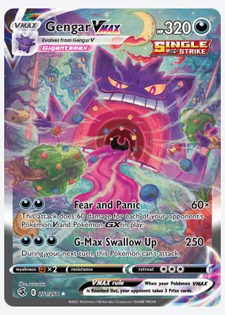 Gengar VMAX — catalogusbeeld