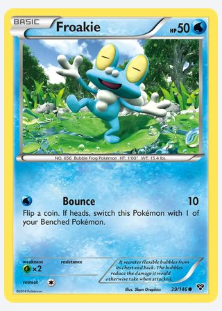 Froakie — catalogusbeeld