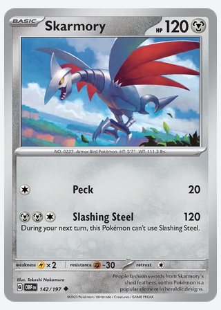 Skarmory — catalogusbeeld