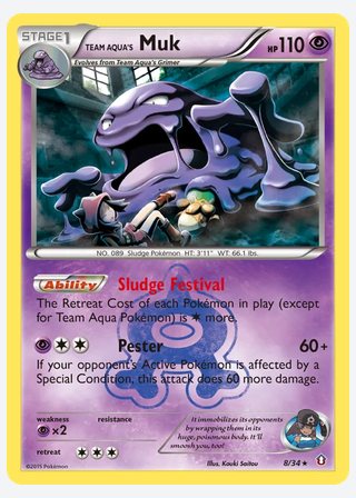 Team Aqua's Muk — catalogusbeeld