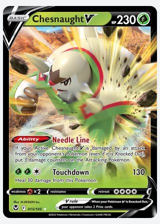 Chesnaught V — catalogusbeeld