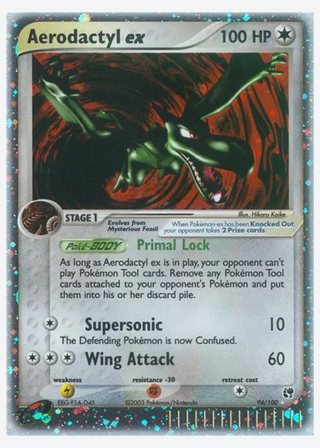 Aerodactyl ex — catalogusbeeld