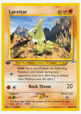 Larvitar — catalogusbeeld