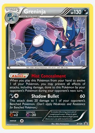 Greninja — catalogusbeeld