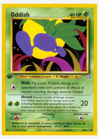 Oddish — catalogusbeeld