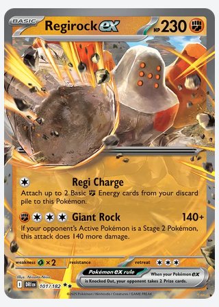 Regirock ex — catalogusbeeld
