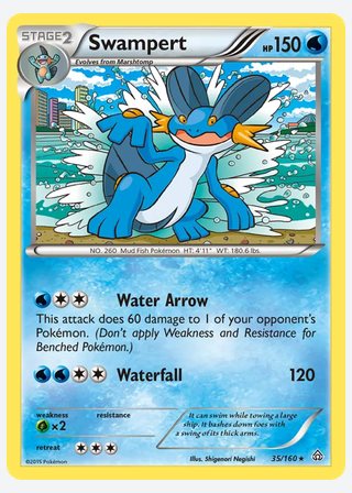 Swampert — catalogusbeeld