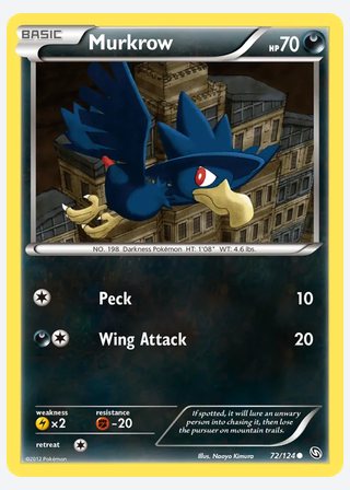 Murkrow — catalogusbeeld