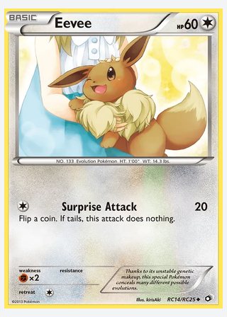 Eevee — catalogusbeeld