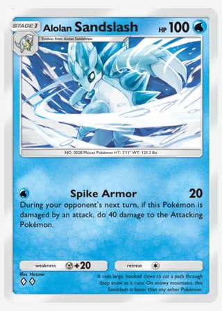 Alolan Sandslash — catalogusbeeld