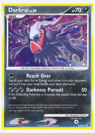 Darkrai — catalogusbeeld