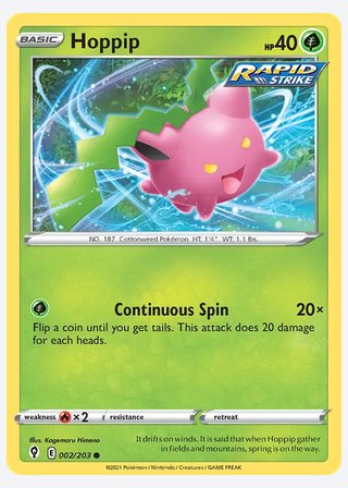 Hoppip — catalogusbeeld